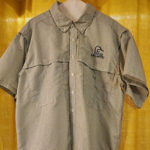 Ducks Unlimited (DU) Fishing Shirt Blue & Green